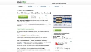 Free MP3 Cutter and Editor